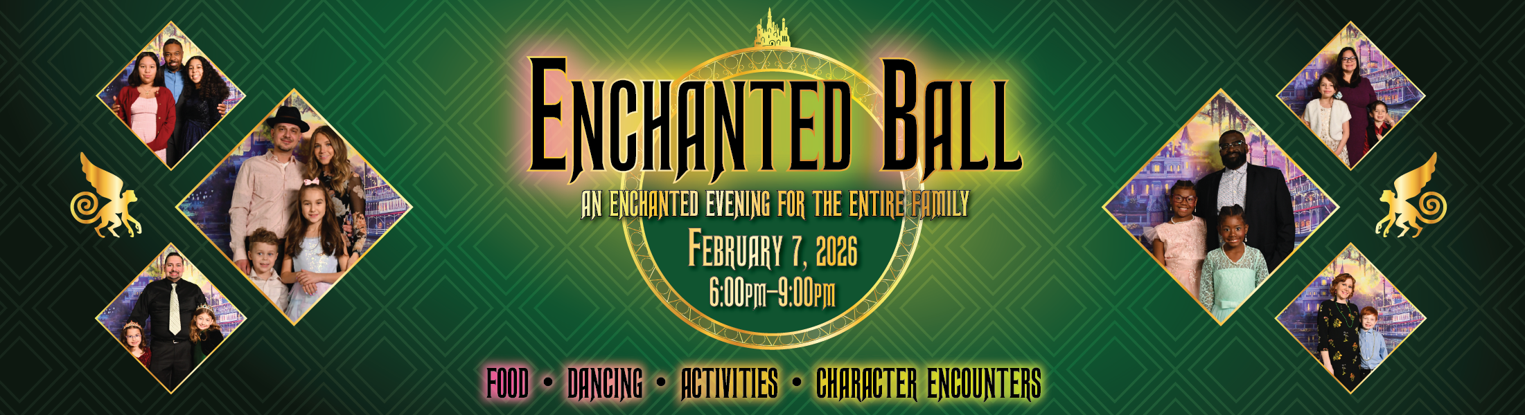 Wickedly Enchanted Ball with symbol of Glina and Elpheba